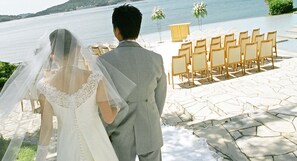 Área externa para casamento