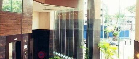 Sittområde i lobbyn