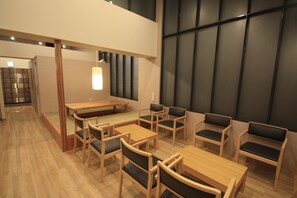 Sitteområde i lobbyen