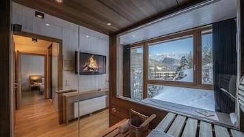 Superior Dağ Evi, 3 Yatak Odası, Sauna, Dağ Manzaralı | Odadan manzara