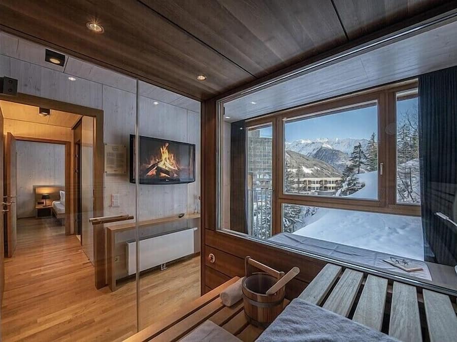 Stuga Superior - 3 sovrum - bastu - utsikt mot bergen | Utsikt frÄn rummet