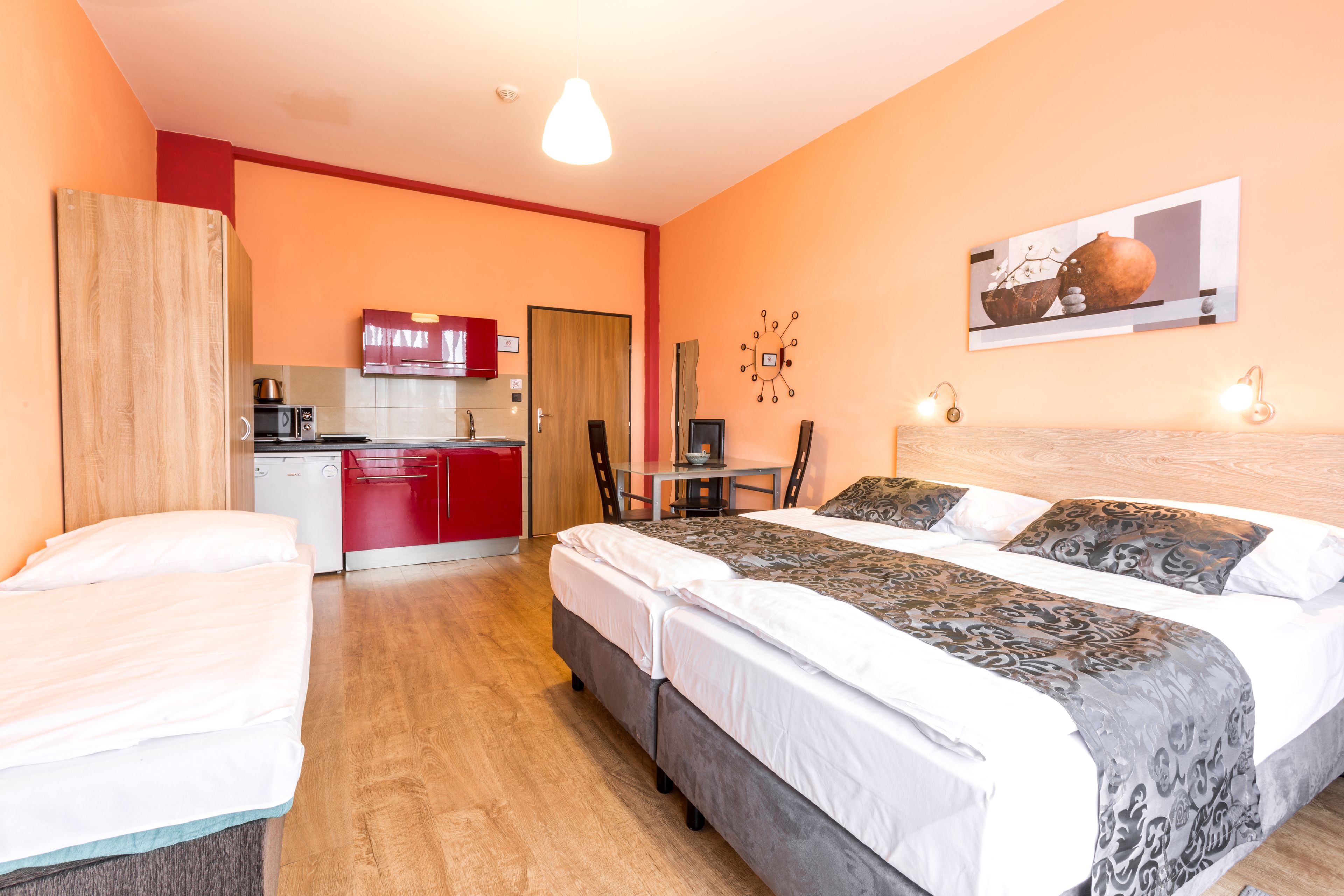 standard studio, balcony | desk, laptop workspace, blackout curtains, free wifi