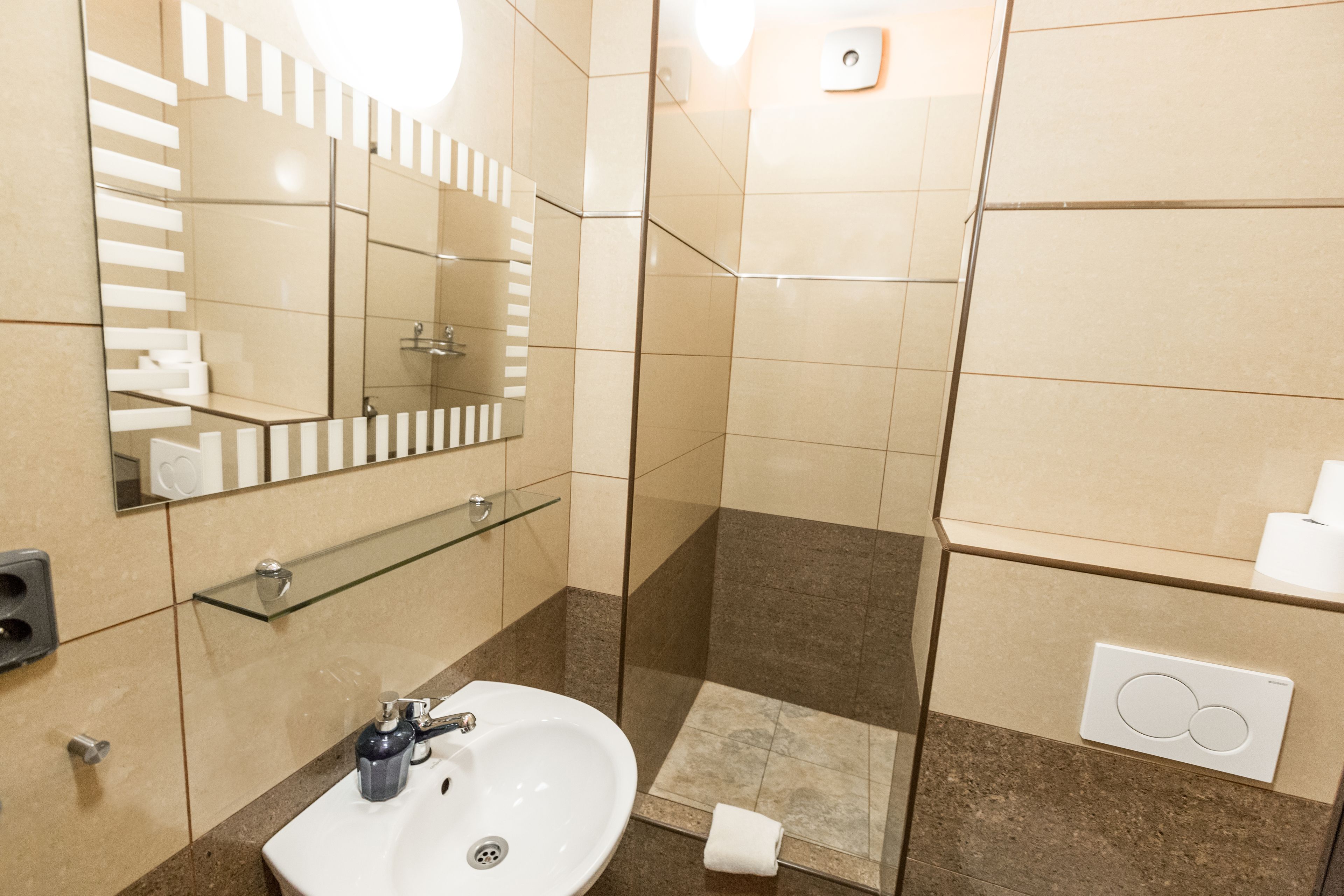 standard studio, balcony | bathroom | free toiletries, hair dryer, towels, soap
