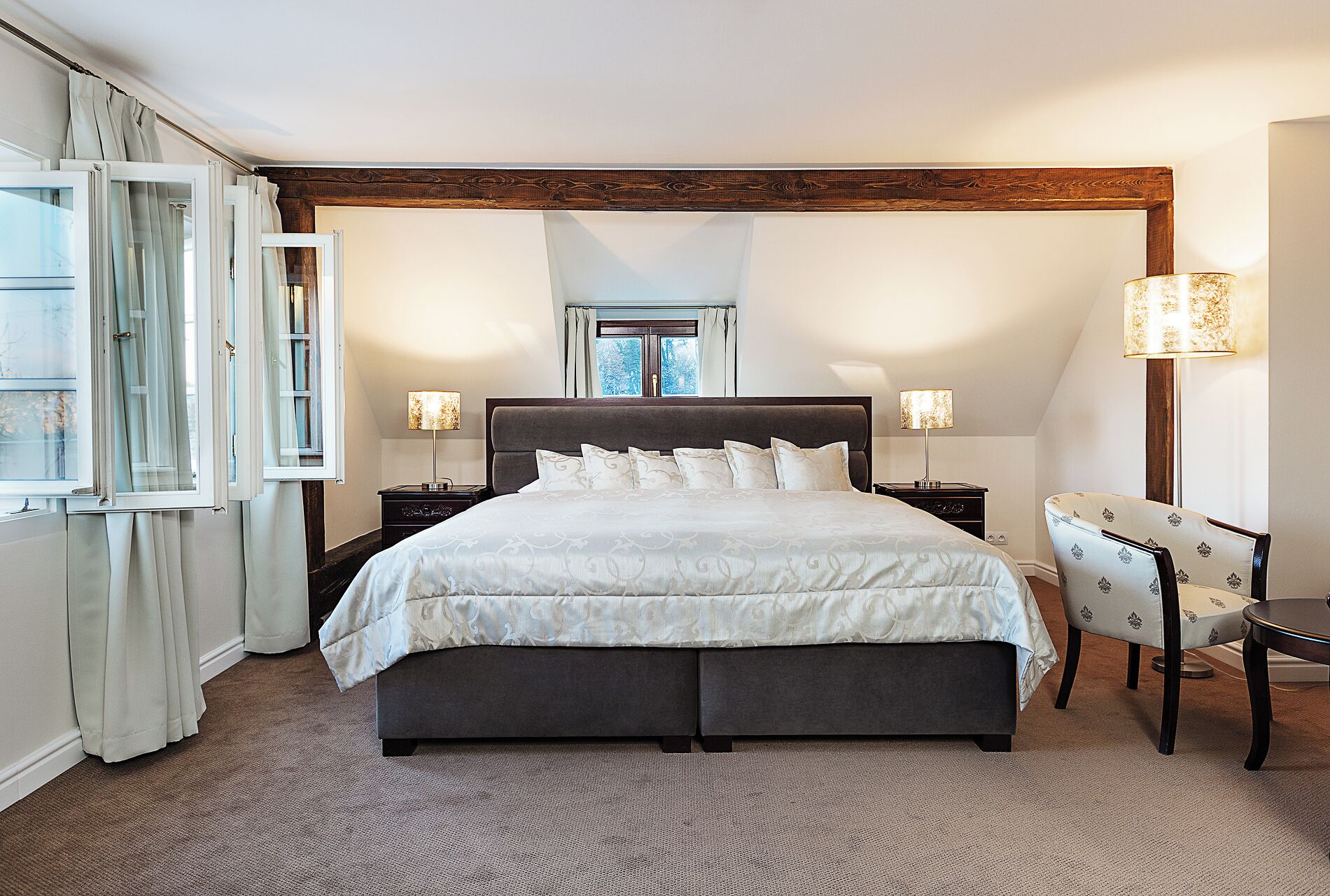 Minibar, in-room safe, desk, blackout curtains