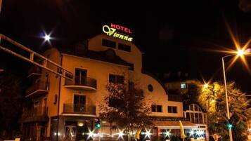 Front of property - evening/night