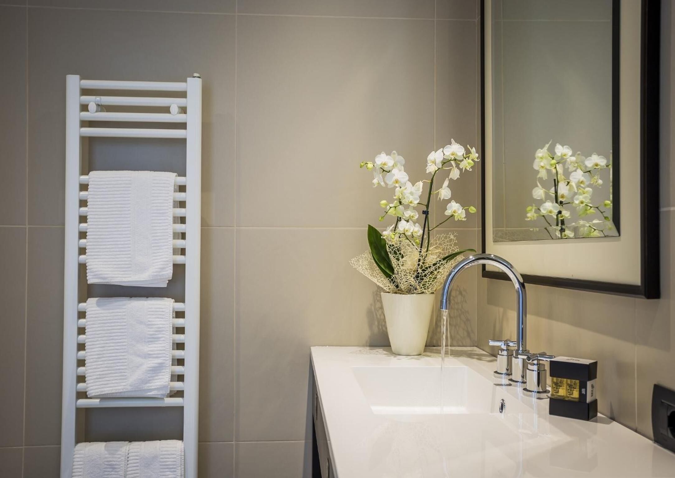 shower, free toiletries, hair dryer, bathrobes