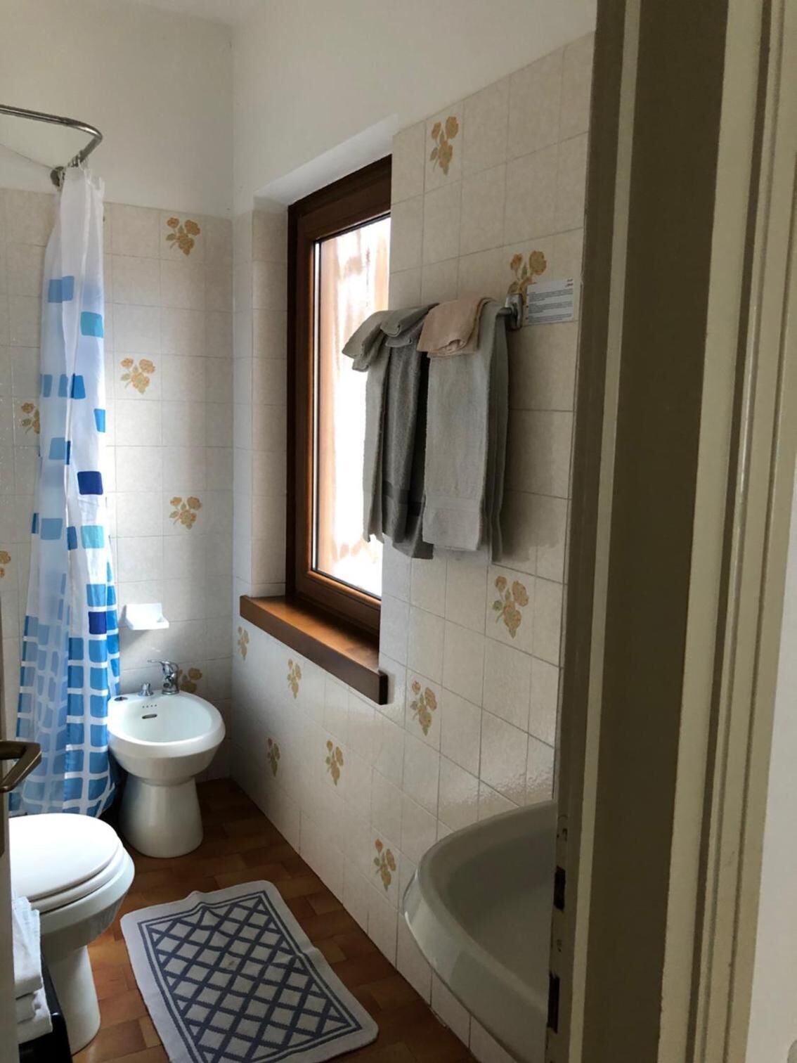 shower, free toiletries, hair dryer, bidet