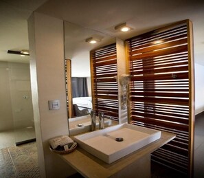 Shower, free toiletries, hair dryer, bathrobes - Hotel Helvérica (San Cristóbal de las Casas)