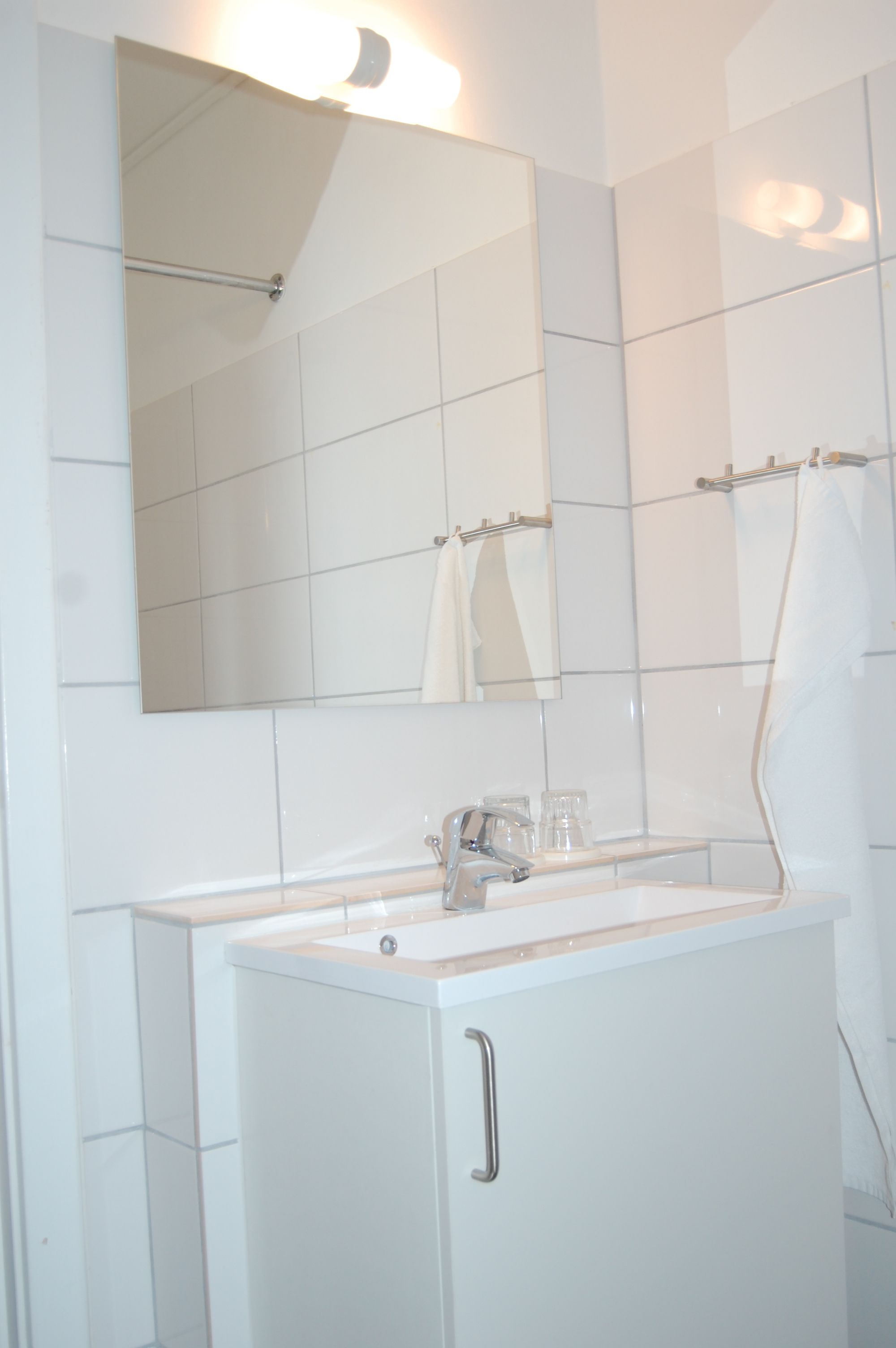 double room, patio, garden area | bathroom | shower, hair dryer, towels