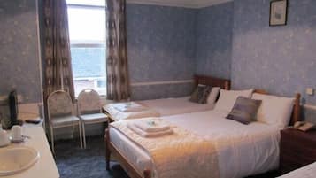 Family Room | Desk, blackout drapes, iron/ironing board, free WiFi