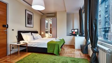 Minibar, in-room safe, free cots/infant beds, free WiFi