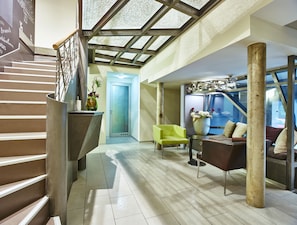 Interior entrance