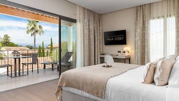 2 chambres, literie de qualité supérieure, minibar