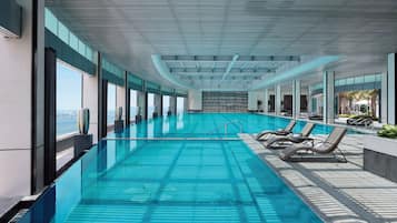 Indoor pool, seasonal outdoor pool