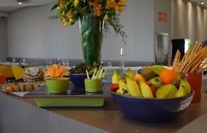 Frukostbuffé varje dag (BRL 77 per person)