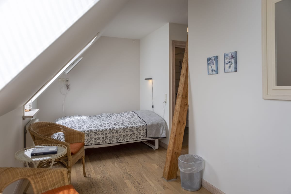 Basic-dobbeltværelse - 1 dobbeltseng - privat badeværelse | Individuelt design, individuel indretning, gratis Wi-Fi, sengetøj