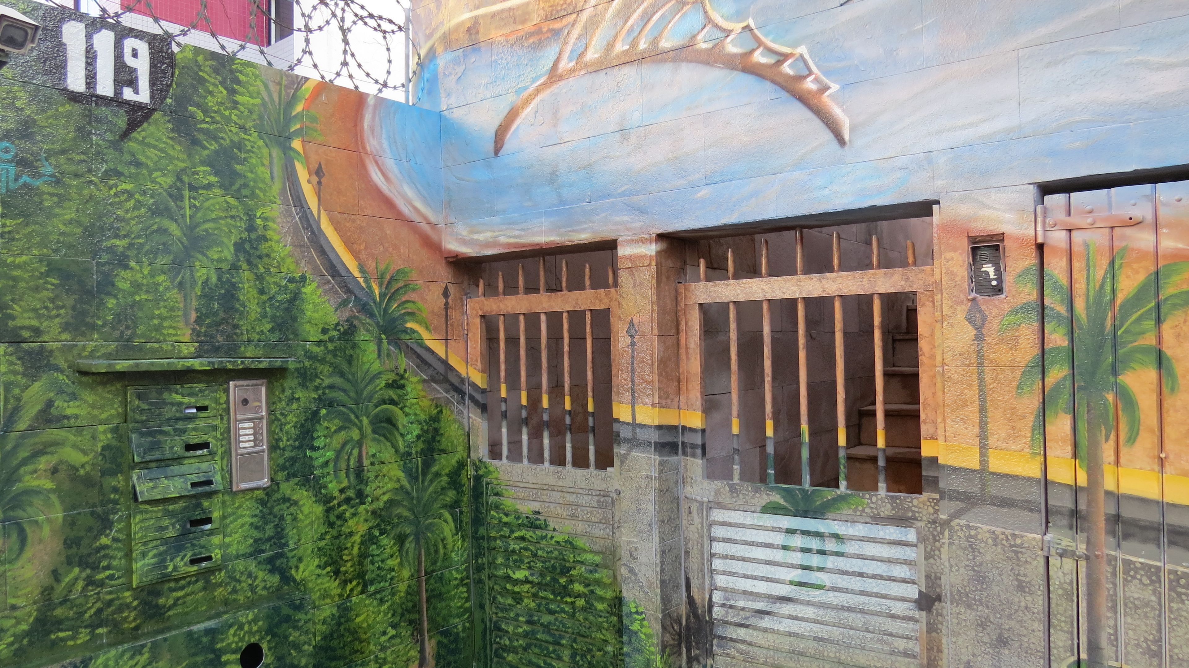 Fachada da propriedade