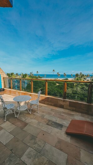 Penthouse Deluxe, 1 chambre, vue plage (202) | Terrasse/Patio