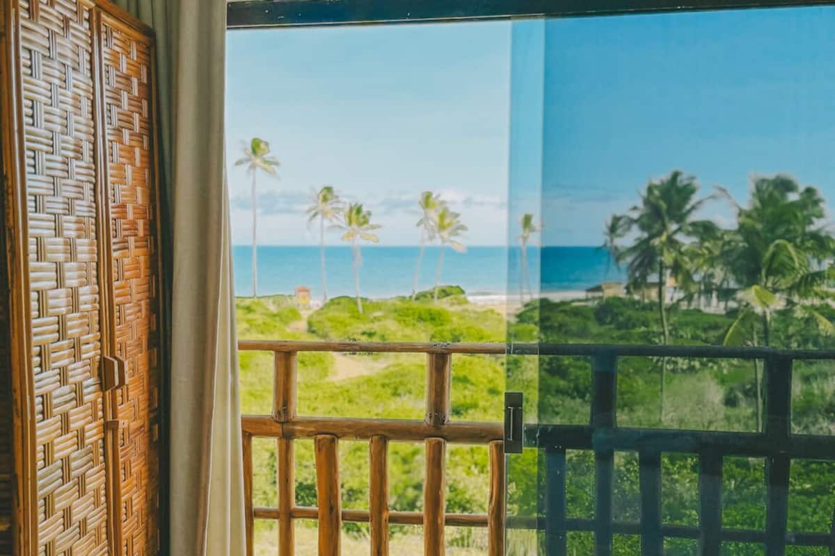 Deluxe appartement, 1 slaapkamer, uitzicht op strand (103) | Lakens van Egyptisch katoen, luxe beddengoed