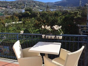 Superior-Doppel- oder -Zweibettzimmer, Balkon, Stadtblick | Blick vom Balkon