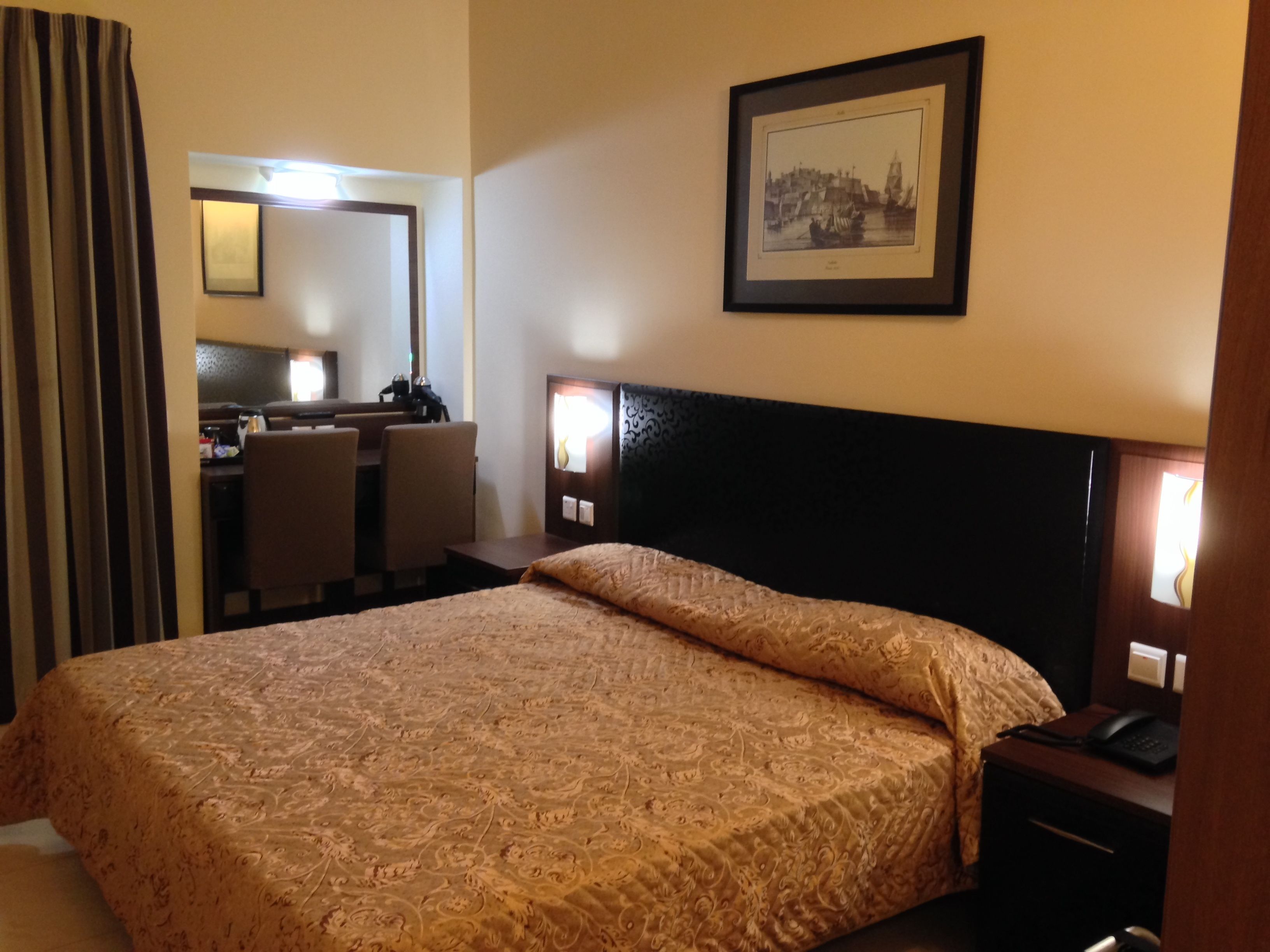 in-room safe, desk, blackout curtains, iron/ironing board