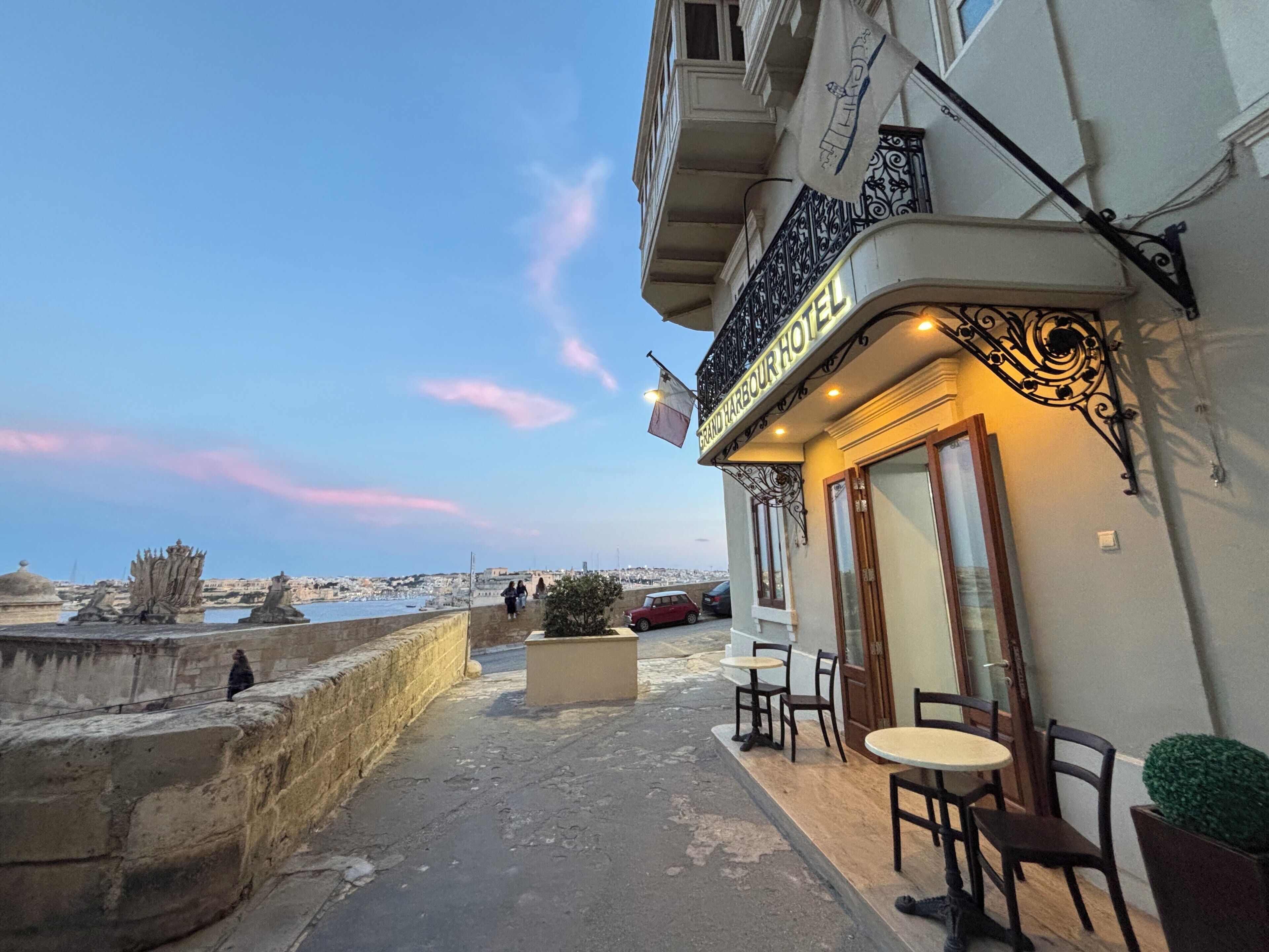 Majoituspaikan julkisivu