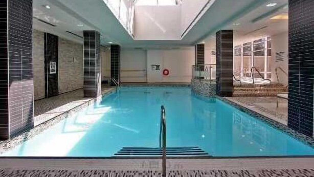 Indoor pool - 310 Burhamthorpe Suites - by Mirage (Mississauga)