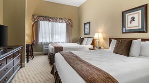 Superior 2 Queen Suite | 1 bedroom, premium bedding, in-room safe, individually decorated