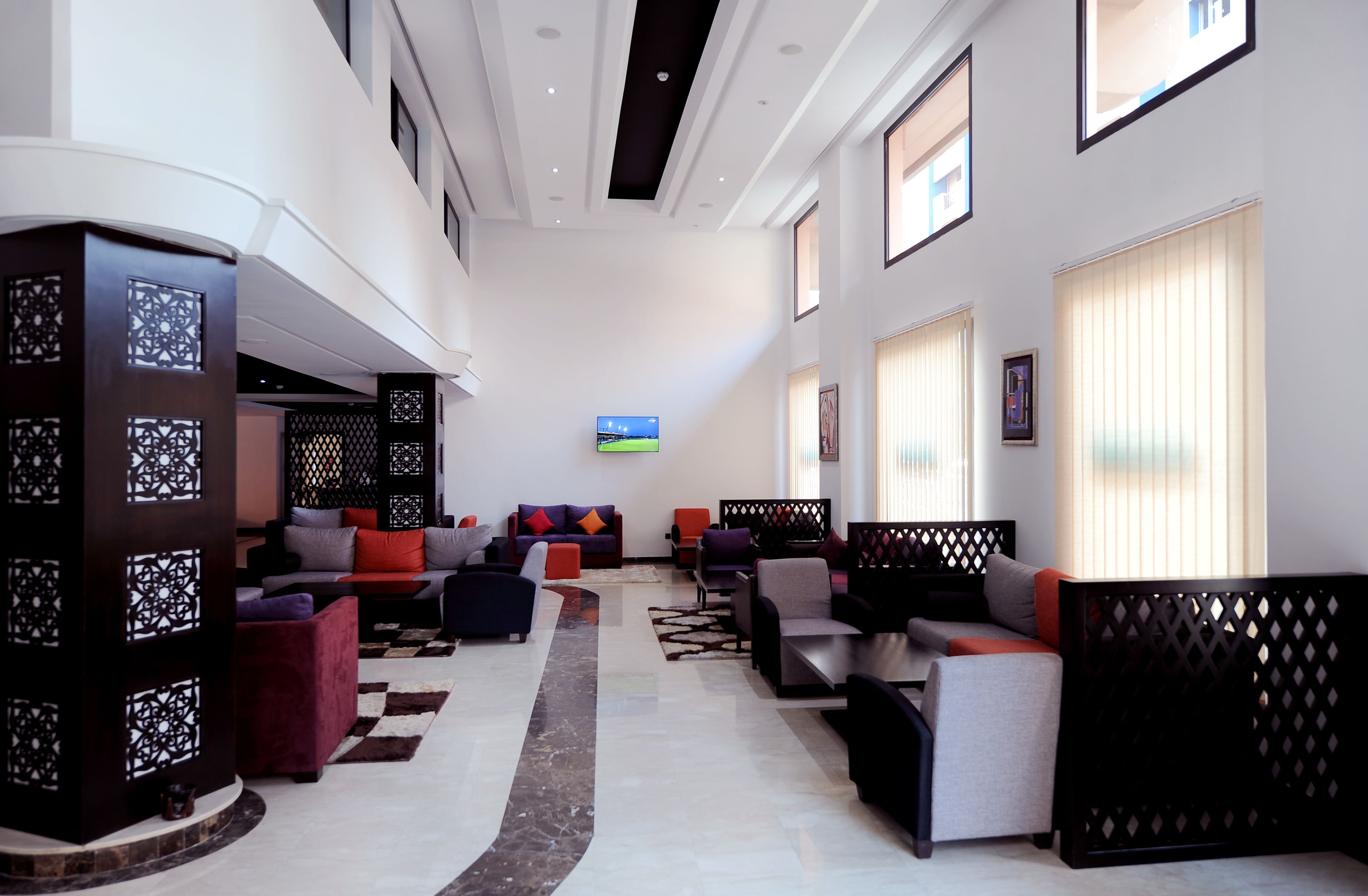 Lobby sitting area