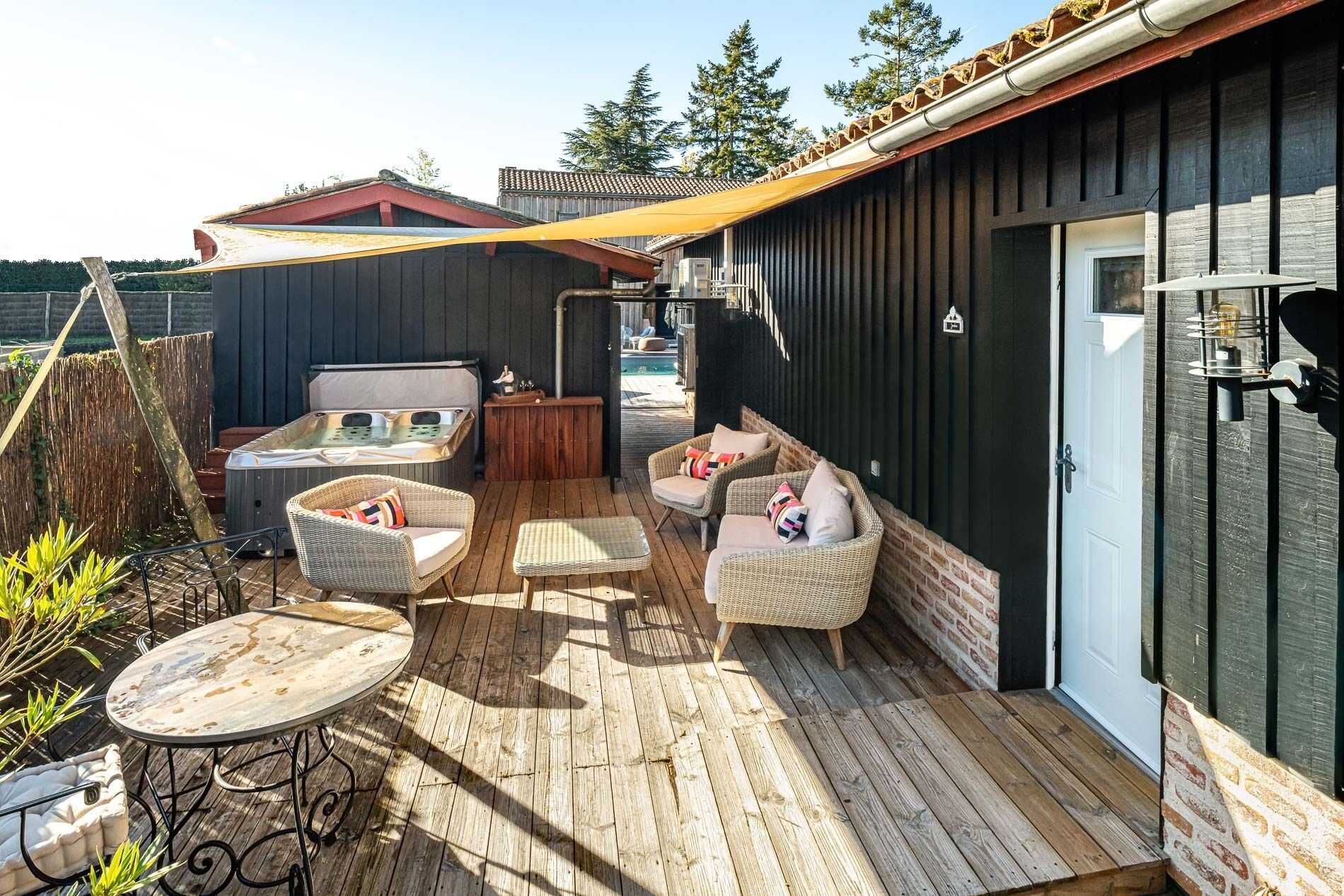 double room, private bathroom | terrace/patio