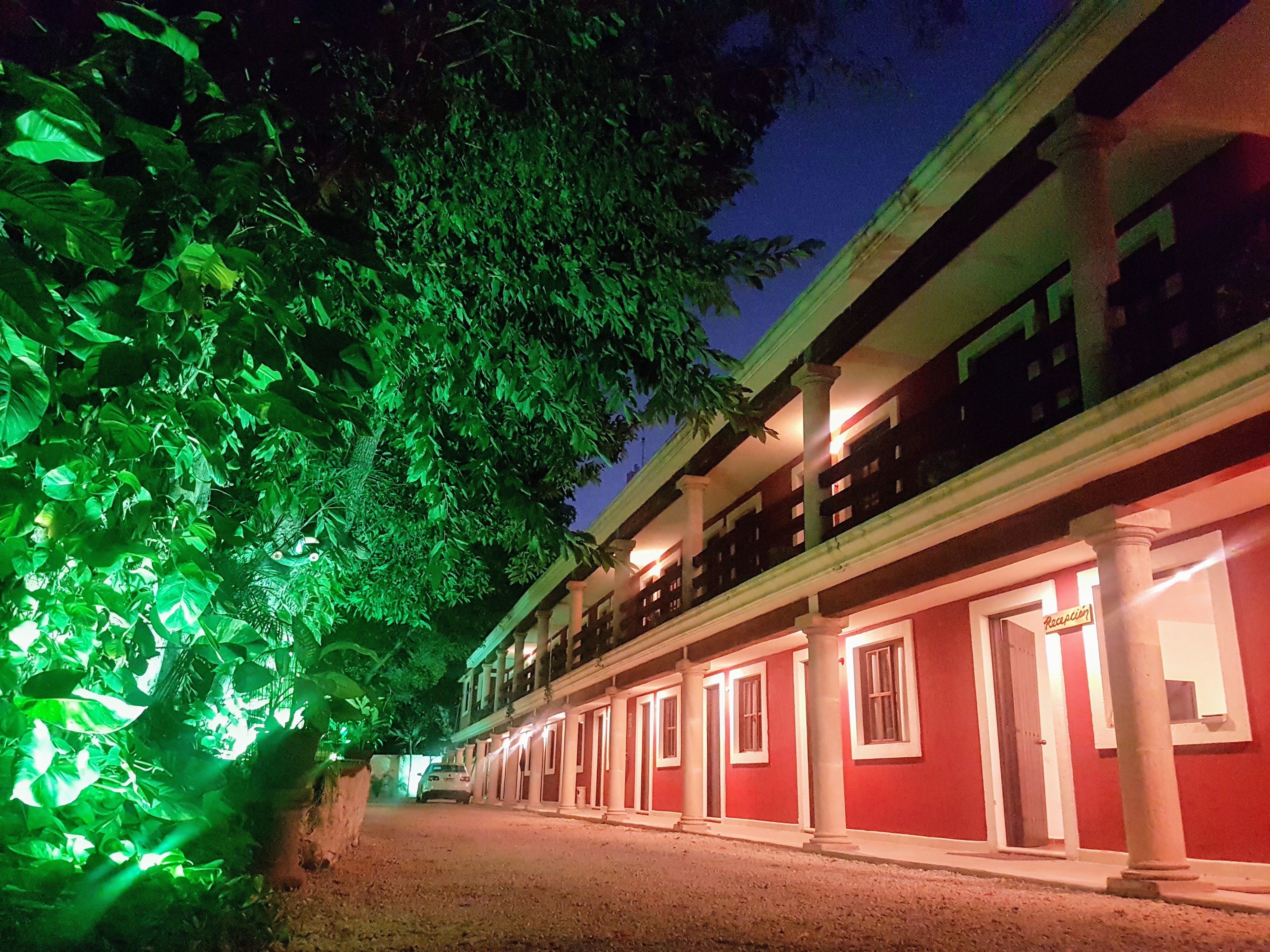 front of property – evening/night