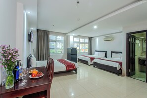 Family Double Room, Sea View | Minibar, desk, blackout drapes, soundproofing - Misa Hotel Da Nang (Da Nang)