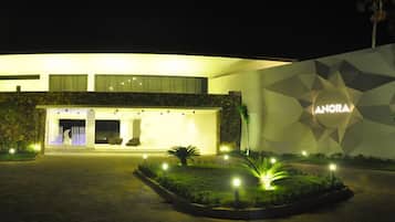 Front of property - evening/night