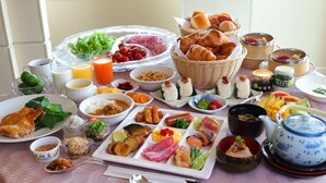 朝食ビュッフェ