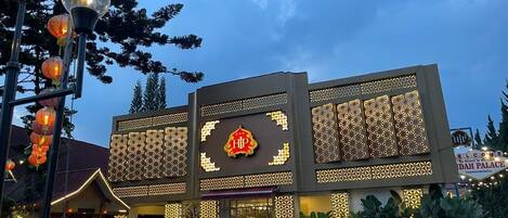 Voorkant van accommodatie