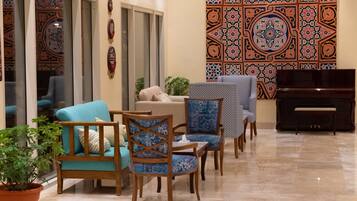 Sala de estar en el lobby