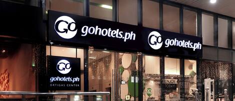 Voorkant van accommodatie