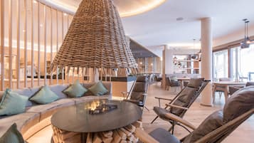 Sala de estar en el lobby