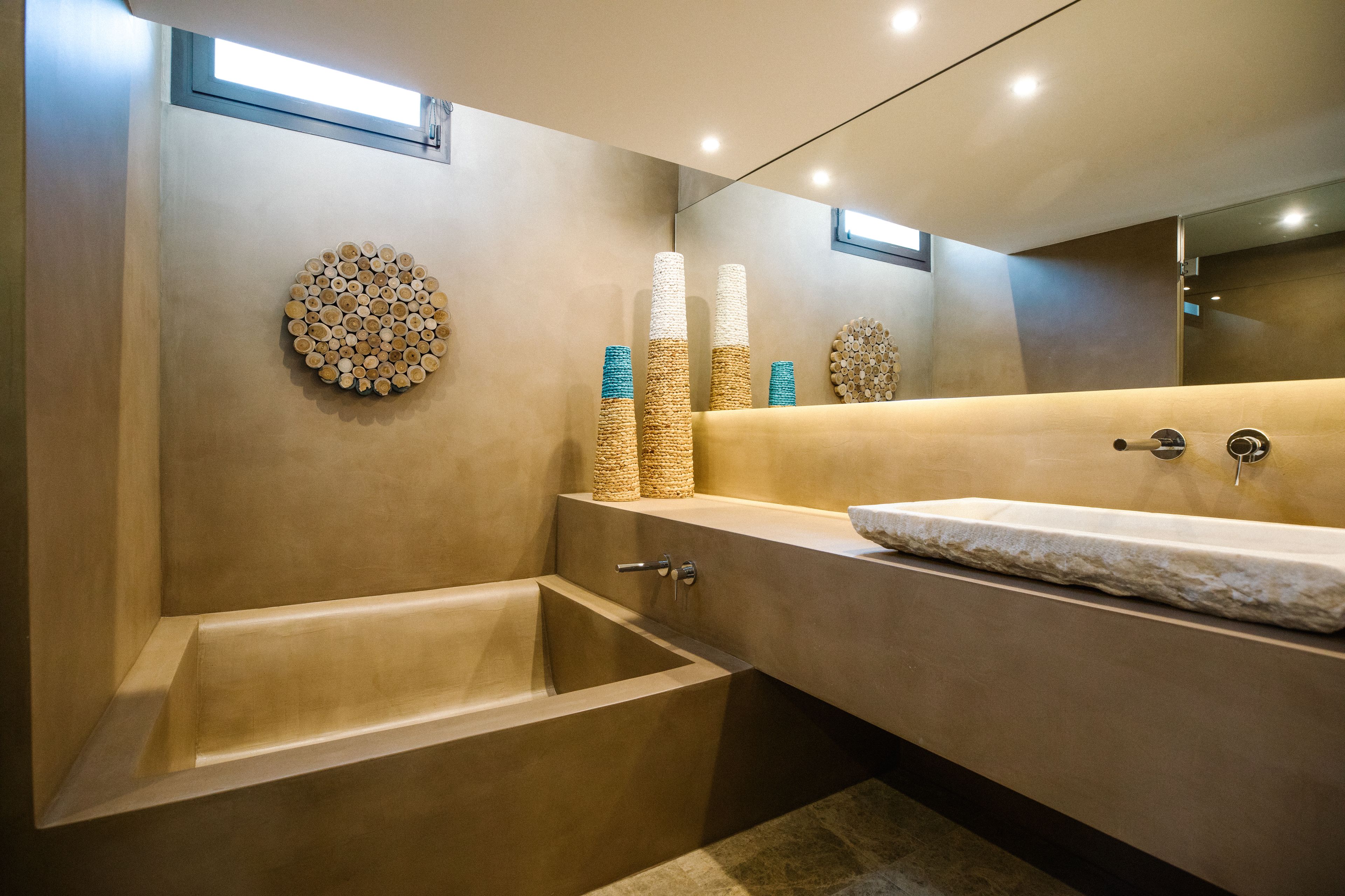 junior suite, garden area, free spa | bathroom | designer toiletries, hair dryer, bathrobes, slippers