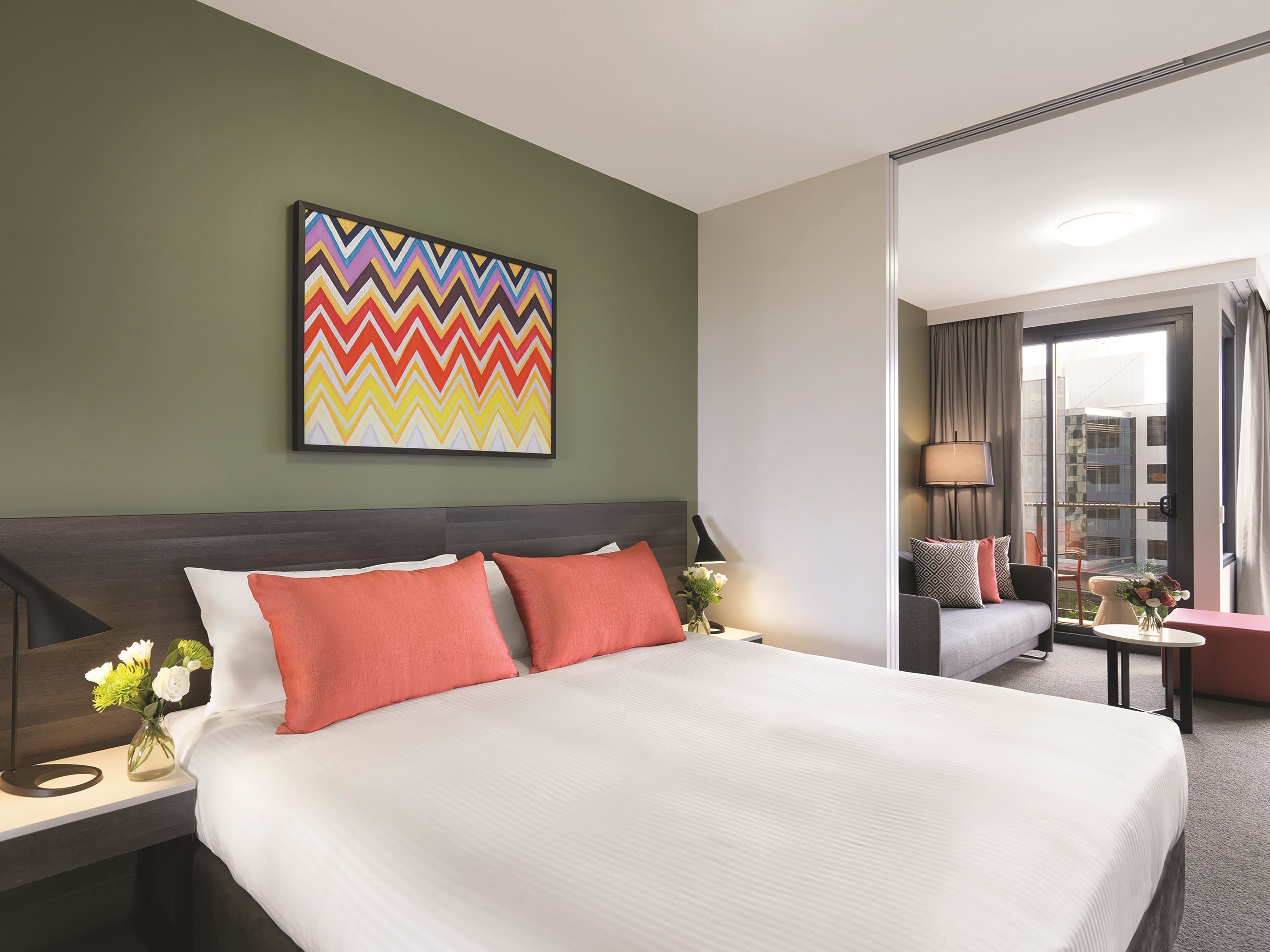 Minibar, in-room safe, desk, laptop workspace