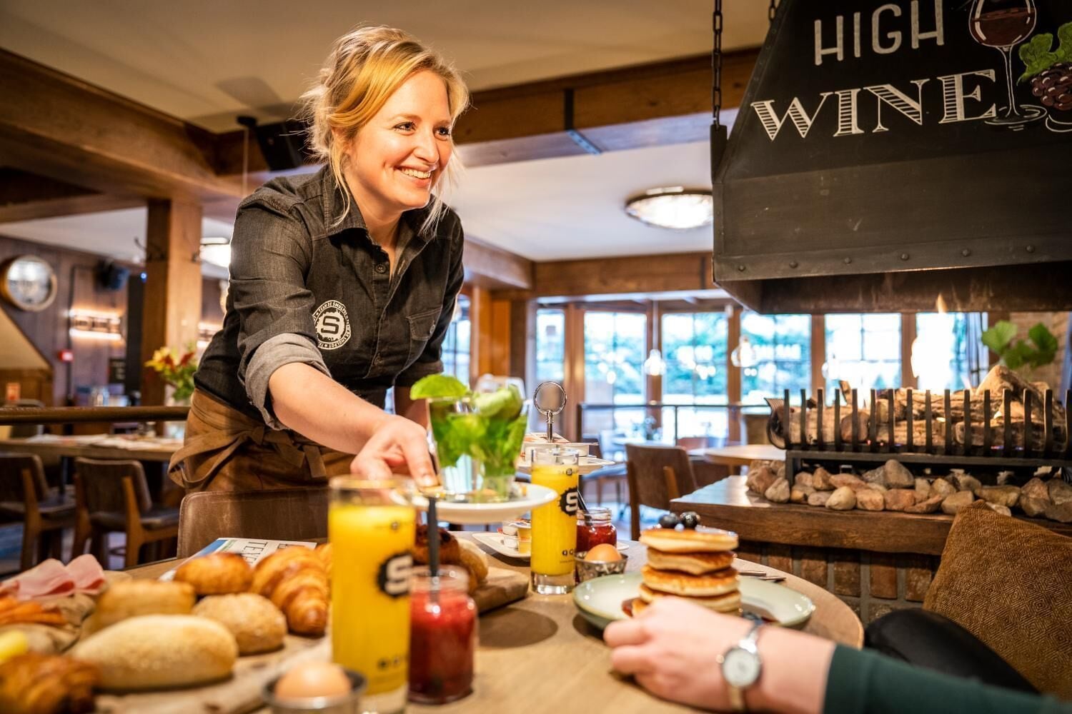 breakfast, lunch, dinner served; local cuisine