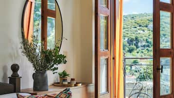 1 makuuhuone, egyptinpuuvillaiset lakanat, ylelliset vuodevaatteet