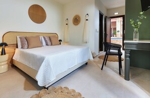 1 間臥室、埃及棉床單、高級寢具、羽絨被