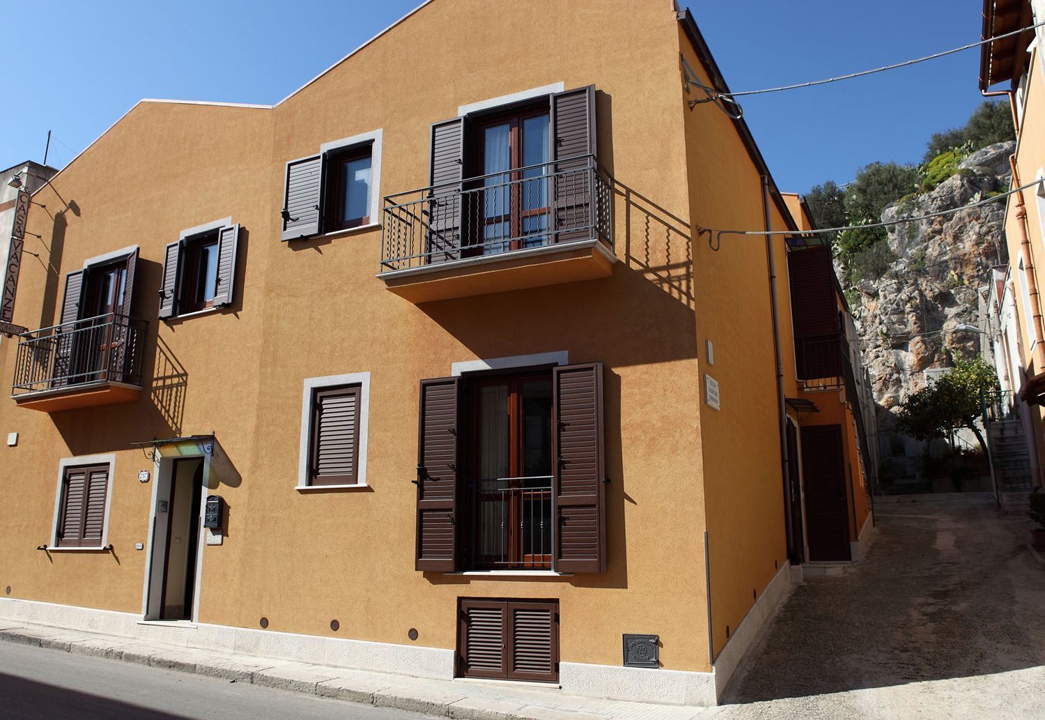 Fassade der Unterkunft