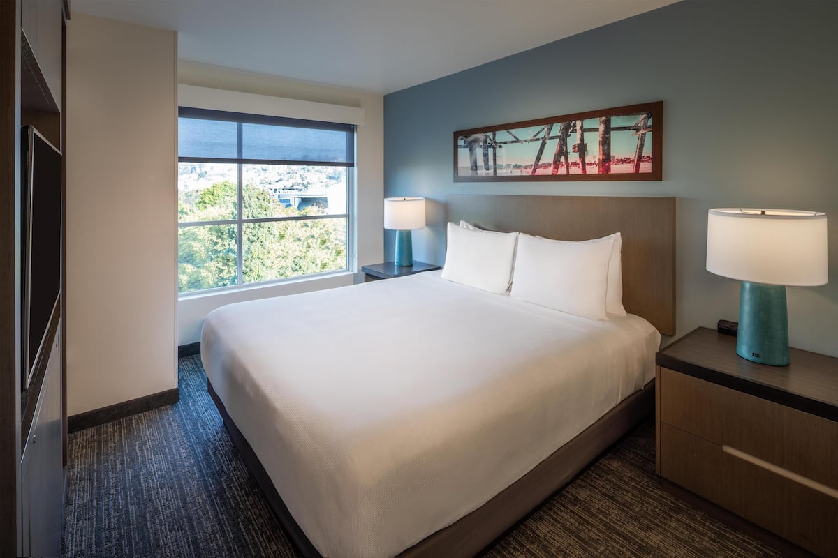 In-room safe, desk, blackout curtains, iron/ironing board