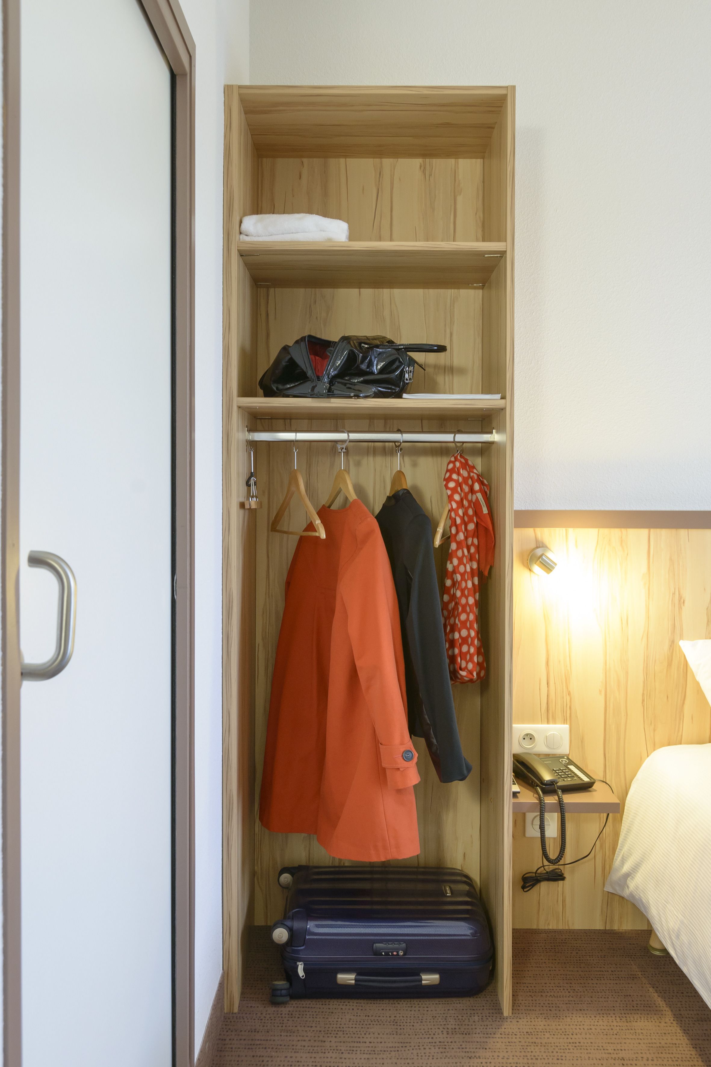 desk, blackout curtains, soundproofing, iron/ironing board