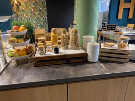 Daily buffet breakfast (EUR 12 per person)