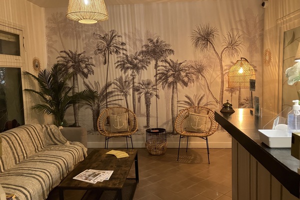 Lobby sitting area