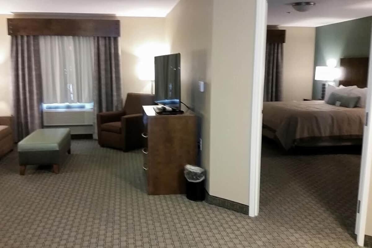 Suite, 1 cama de matrimonio grande (Extended Stay) | Wifi gratis y ropa de cama