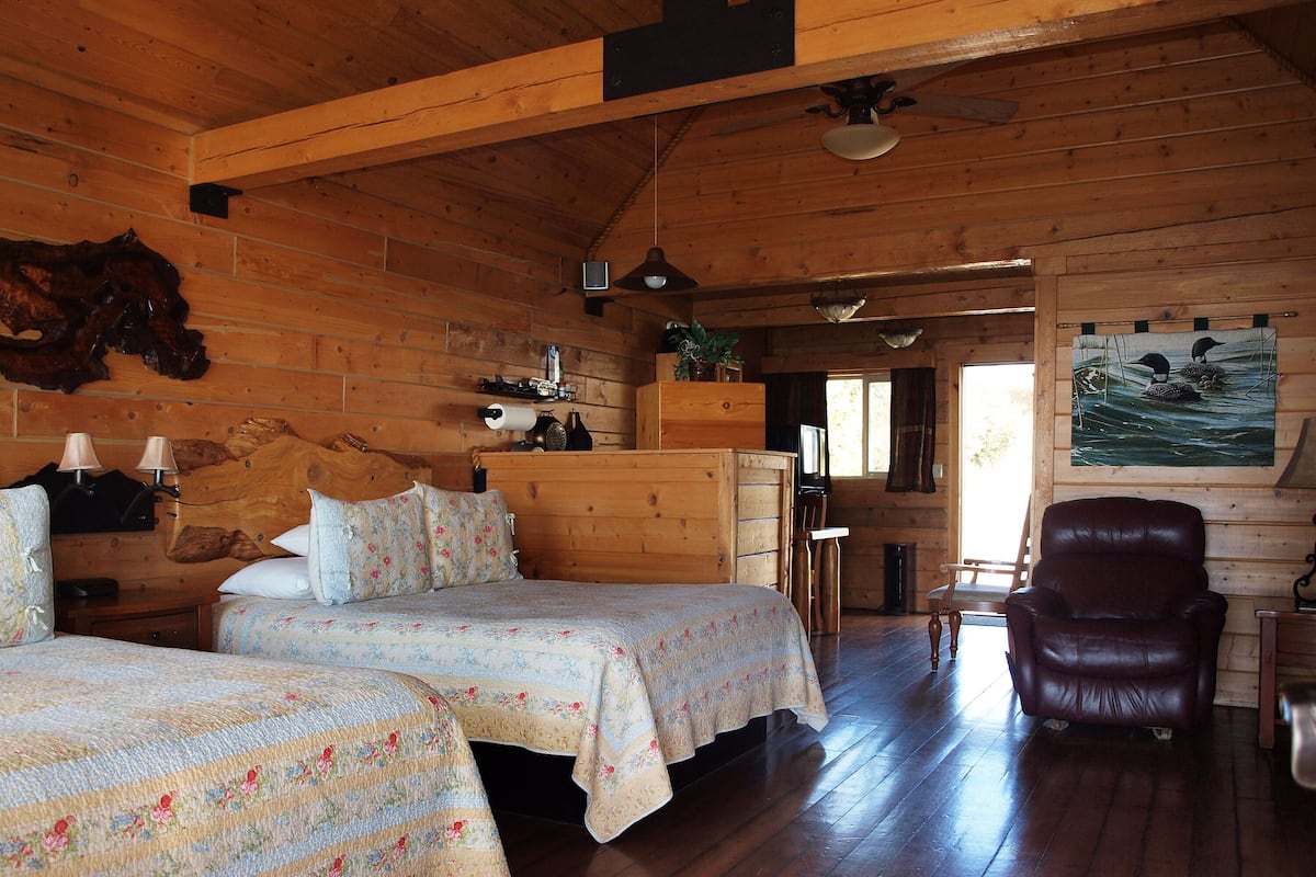 Premium bedding, blackout drapes, iron/ironing board, free WiFi